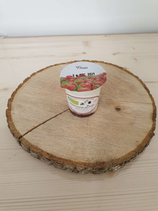 Yaourt brassé Bio sur lit de fruits