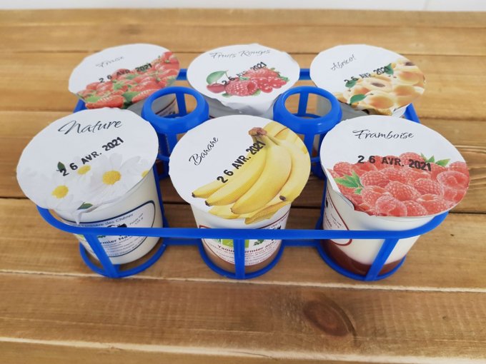 Yaourt brassé Bio sur lit de fruits